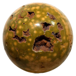 an ocean jasper sphere